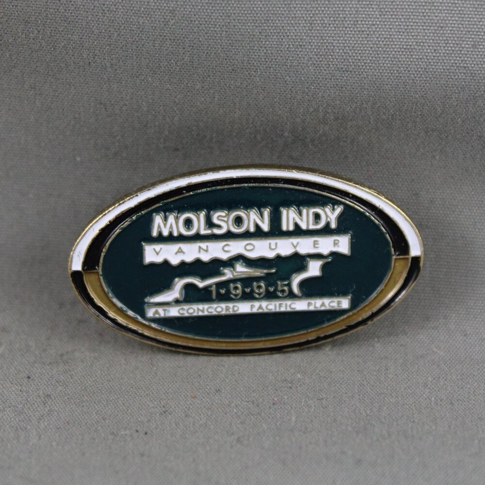 Vintage Indy Car Pin - Molson Indy Vancouver 1995 - Stamped Pin